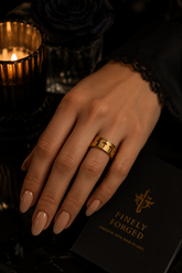WOMEN'S FORGED CROSS RING-COMING SOON!