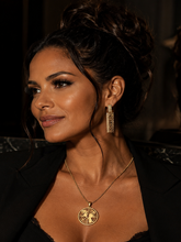 BIBLICAL FLAT EARTH 18K GOLD NECKLACE